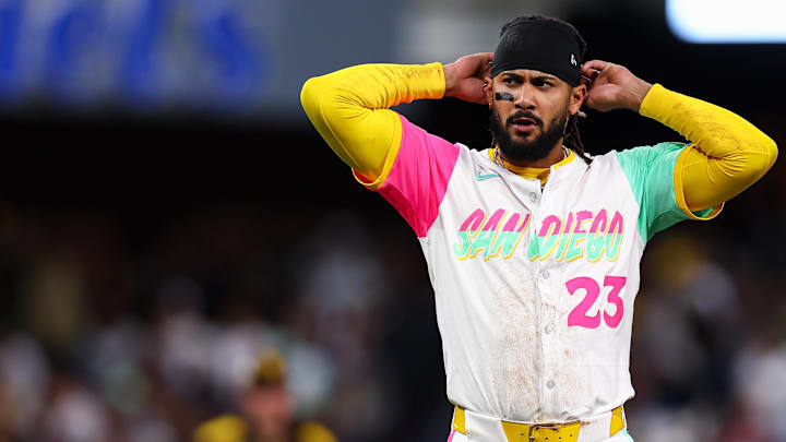 The Padres are home favorites against the Rays on Saturday night.