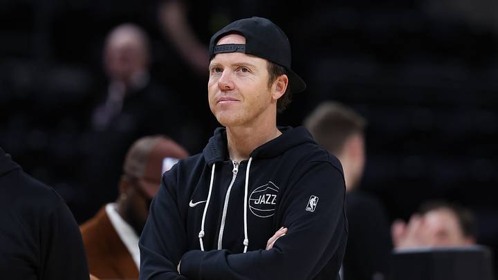 Mar 6, 2024; Salt Lake City, Utah, USA; Utah Jazz owner Ryan Smith looks on before the game between the Utah Jazz and the Chicago Bulls at Delta Center. Mandatory Credit: Rob Gray-USA TODAY Sports Mar 6, 2024; Salt Lake City, Utah, USA; Utah Jazz owner Ryan Smith looks on before the game between the Utah Jazz and the Chicago Bulls at Delta Center. Mandatory Credit: Rob Gray-USA TODAY Sports