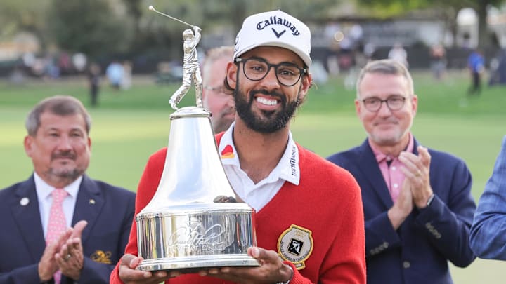 Akshay Bhatia earned his third PGA Tour win at the Arnold Palmer Invitational. Akshay Bhatia earned his third PGA Tour win at the Arnold Palmer Invitational.
