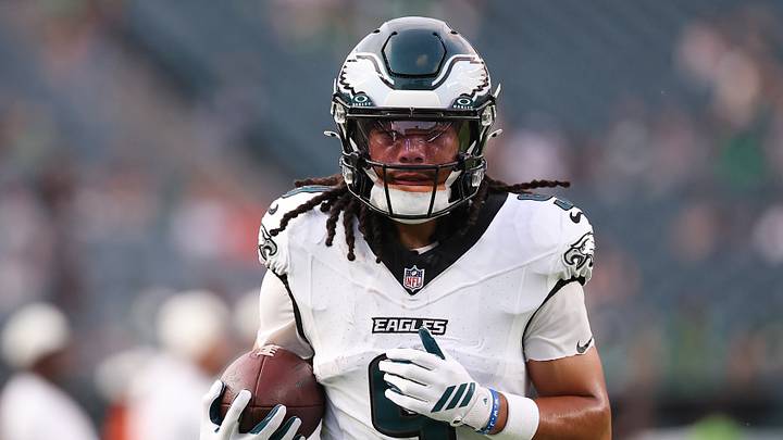 Aug 28, 2026; Philadelphia, Pennsylvania, USA; Philadelphia Eagles wide receiver Makai Lemon (9) before action against the Cincinnati Bengals at Lincoln Financial Field. Mandatory Credit: Bill Streicher-Imagn Images Aug 28, 2026; Philadelphia, Pennsylvania, USA; Philadelphia Eagles wide receiver Makai Lemon (9) before action against the Cincinnati Bengals at Lincoln Financial Field. Mandatory Credit: Bill Streicher-Imagn Images