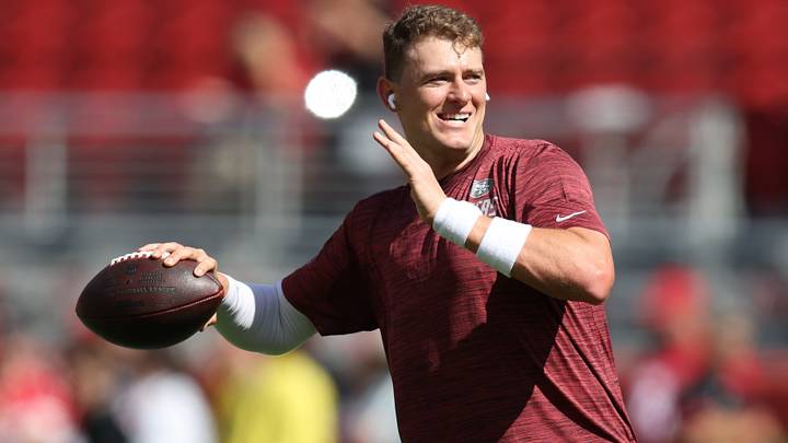 San Francisco 49ers quarterback Mac Jones San Francisco 49ers quarterback Mac Jones