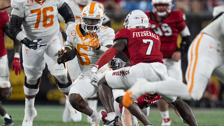 NC State football safety Bishop Fitzgerald NC State football safety Bishop Fitzgerald