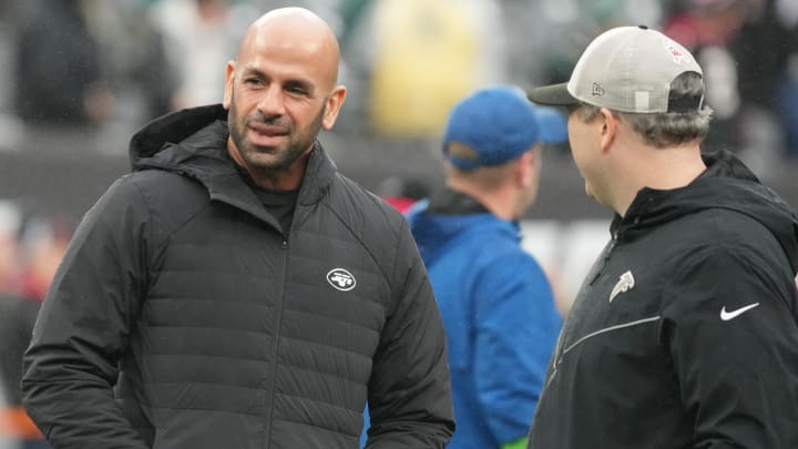New York Jets head coach Robert Sales and former Atlanta Falcons head coach Arthur Smith almost worked together.