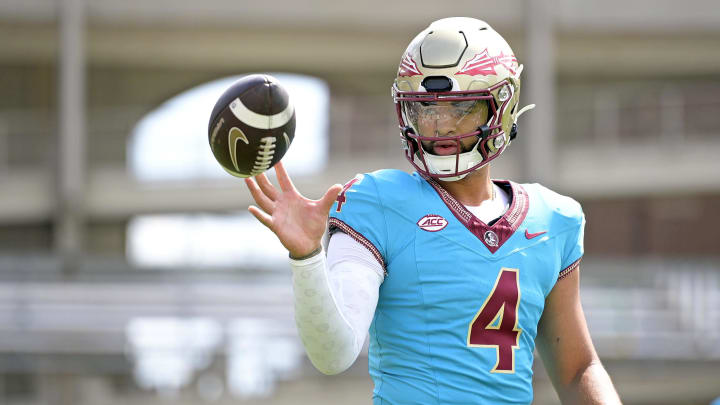 Florida State quarterback DJ Uiagalelei Florida State quarterback DJ Uiagalelei