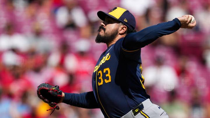 Sep 6, 2026; Cincinnati, Ohio, USA; Milwaukee Brewers pitcher Jojo Romero throws against the Cincinnati Reds in the eighth inning at Great American Ball Park. Mandatory Credit: Aaron Doster-Imagn Images Sep 6, 2026; Cincinnati, Ohio, USA; Milwaukee Brewers pitcher Jojo Romero throws against the Cincinnati Reds in the eighth inning at Great American Ball Park. Mandatory Credit: Aaron Doster-Imagn Images
