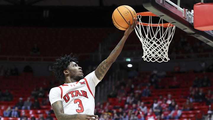 Utah Runnin' Utes guard Don McHenry (3) is second on the team in scoring at 18.1 points per game.