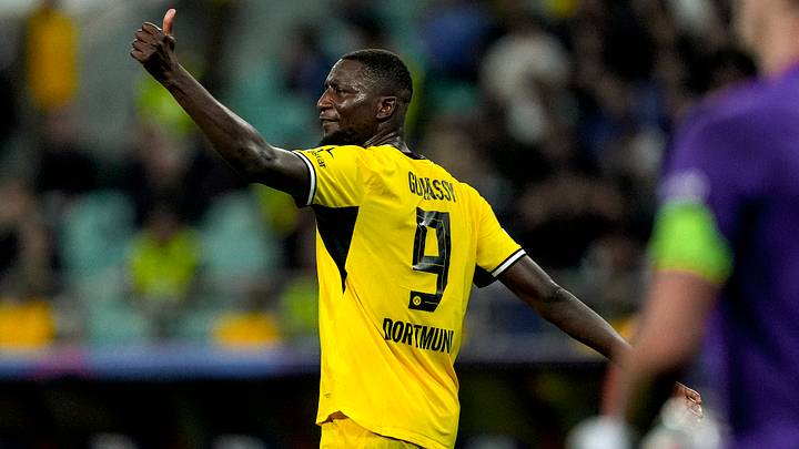 Serhou Guirassy steht nach seinem Doppelpack in Baku bei 21 Champions-League-Toren für Borussia Dortmund Serhou Guirassy steht nach seinem Doppelpack in Baku bei 21 Champions-League-Toren für Borussia Dortmund