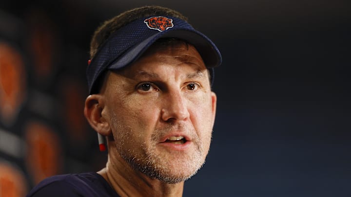 Chicago Bears defensive coordinator Dennis Allen 