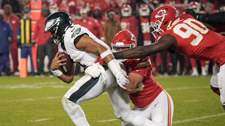 The Eagles have a chance to avenge their Super Bowl 57 loss when they take on the Chiefs at Super Bowl 59.