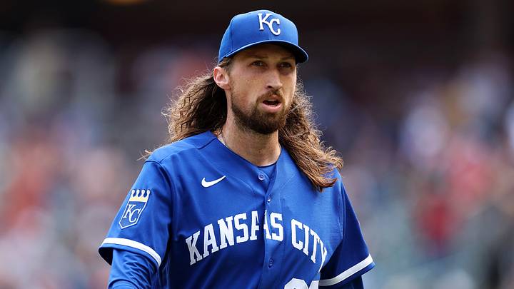 Kansas City Royals pitcher Matt Strahm Kansas City Royals pitcher Matt Strahm