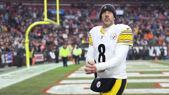 Aaron Rodgers said refs should have thrown a flag on the Steelers’ final play of Sunday’s loss to the Browns.