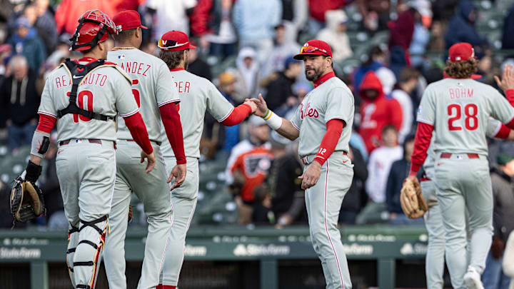 The Phillies earned the series win against the Cubs to end their road trip