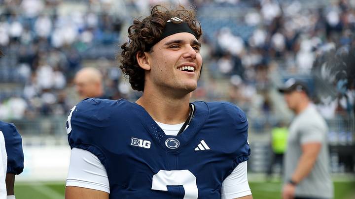 Penn State Nittany Lions quarterback Rocco Becht (3) Penn State Nittany Lions quarterback Rocco Becht (3)