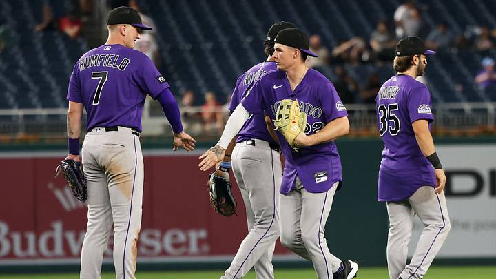 Colorado Rockies players Credit: Daniel Kucin Jr.-Imagn Images Colorado Rockies players Credit: Daniel Kucin Jr.-Imagn Images