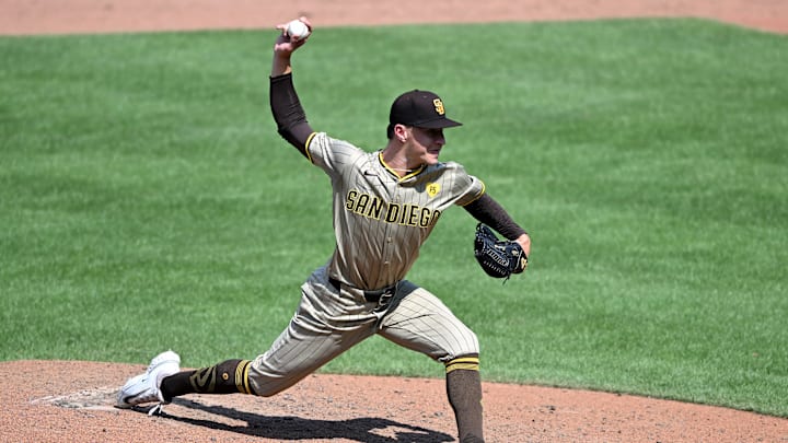 San Diego Padres pitcher Alek Jacob