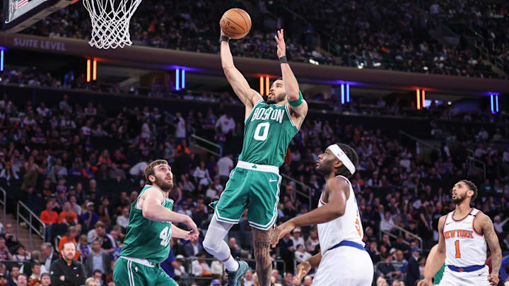 The Celtics are favored to win Game 4 in New York.