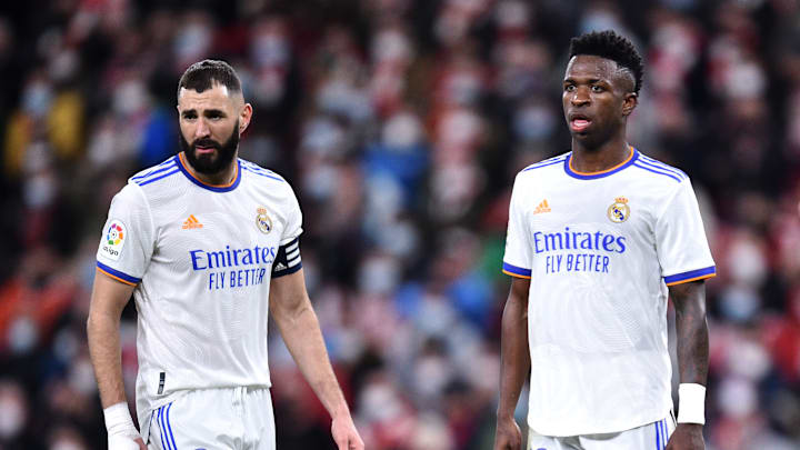 Karim Benzema y Vinicius Junior