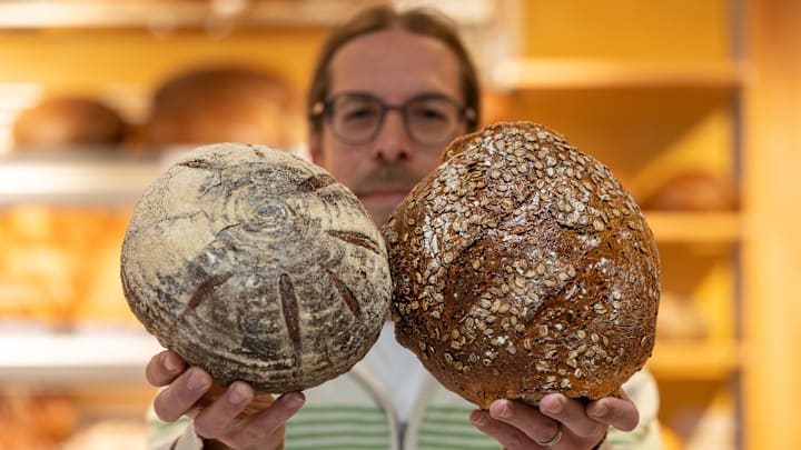 Dough from Eifel baker in sourdough library