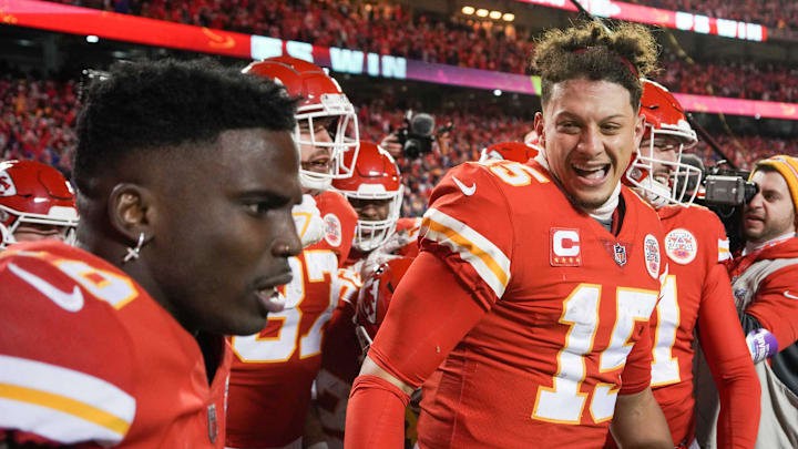 Patrick Mahomes and Tyreek Hill will face other for the first time this Sunday