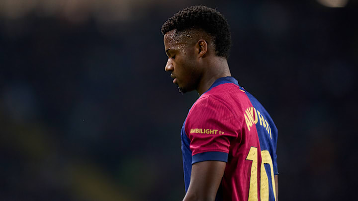 Ansu Fati sofre nova lesão no Barcelona Ansu Fati sofre nova lesão no Barcelona