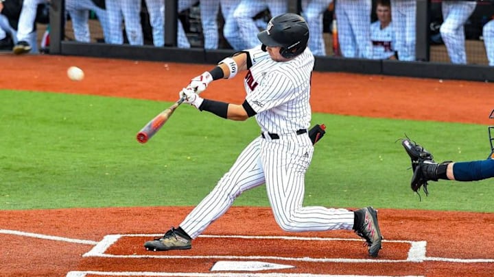 Louisville baseball infielder Dylan Hoy (9)