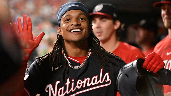 Washington Nationals shortstop CJ Abrams Washington Nationals shortstop CJ Abrams