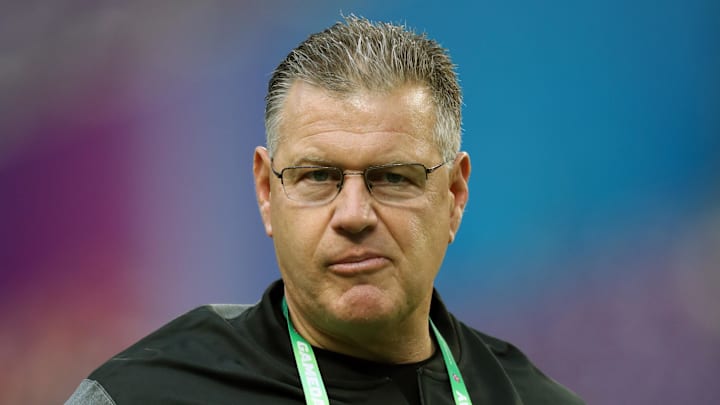 Philadelphia Eagles offensive line coach Jeff Stoutland Philadelphia Eagles offensive line coach Jeff Stoutland