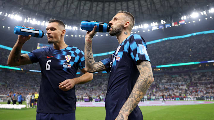 Dejan Lovren e Marcelo Brozovic Dejan Lovren e Marcelo Brozovic