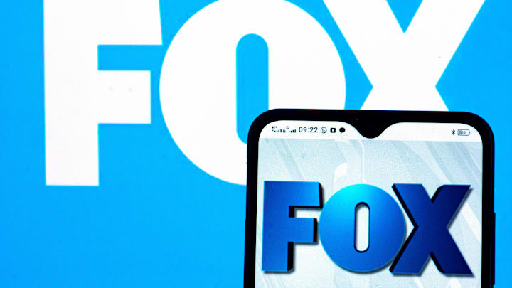 In this photo illustration Fox Broadcasting Company logo...