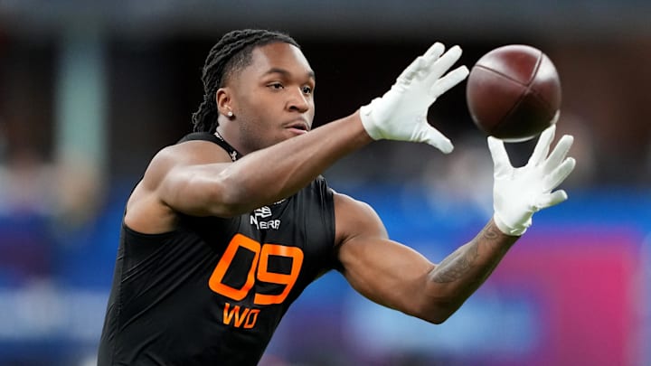 Chicago Bears wide receiver Luther Burden III 