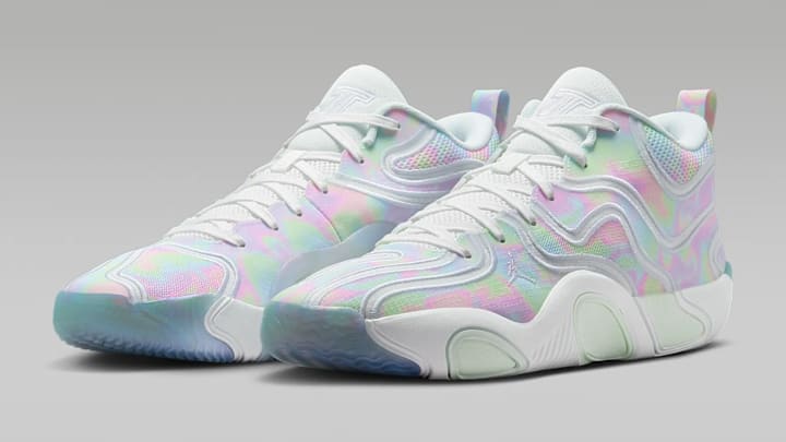 The Jordan Tatum 3 in the "Lunar New Year" colorway.