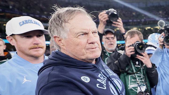 Aug 29, 2026; Dublin, Co. Dublin, IRL; North Carolina Tar Heels head coach Bill Belichick and TCU Horned Frogs head coach Sonny Dykes shake hands after the game at Aviva Stadium. Mandatory Credit: Laszlo Geczo-Imagn Images Aug 29, 2026; Dublin, Co. Dublin, IRL; North Carolina Tar Heels head coach Bill Belichick and TCU Horned Frogs head coach Sonny Dykes shake hands after the game at Aviva Stadium. Mandatory Credit: Laszlo Geczo-Imagn Images