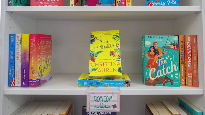 Some of the books available at A Novel Romance bookstore in Jeffersontown. June 11, 2024