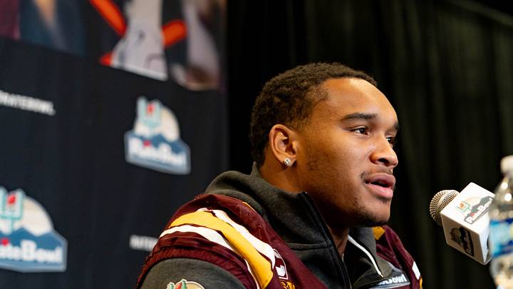 Minnesota Goloden Gophers Darius Taylor speaks to members of the press during a Rate Bowl media day at JW Marriott Camelback Inn in Scottsdale on Dec. 24, 2025. Minnesota Goloden Gophers Darius Taylor speaks to members of the press during a Rate Bowl media day at JW Marriott Camelback Inn in Scottsdale on Dec. 24, 2025.