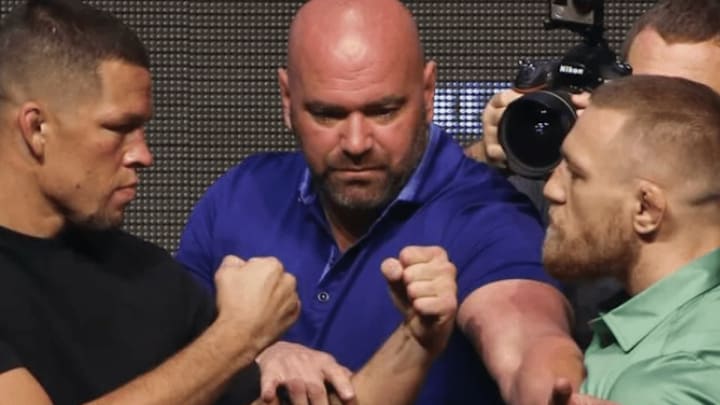 Nate Diaz and Conor McGregor 