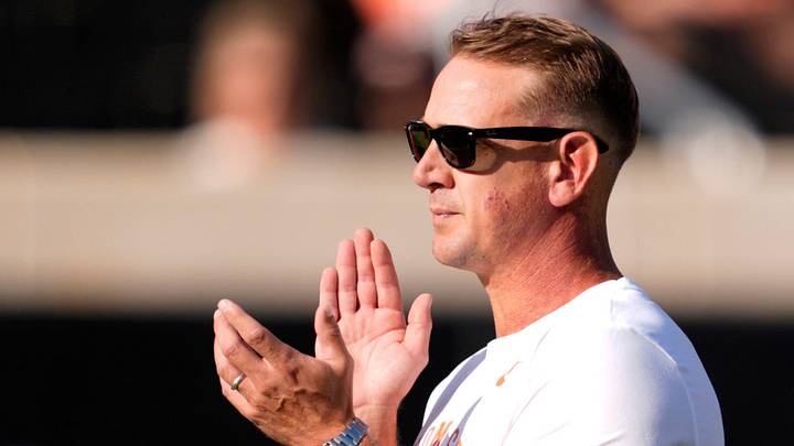 Oklahoma State head coach Eric Morris. Oklahoma State head coach Eric Morris.