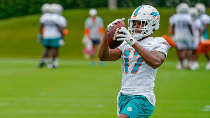 Miami Dolphins wide receiver Jaylen Waddle.