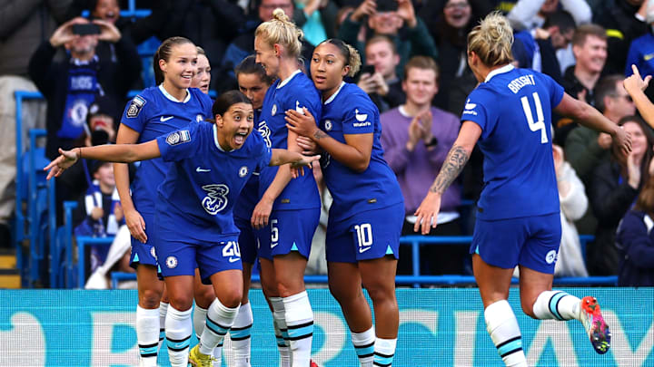 Chelsea are in WSL action on Sunday