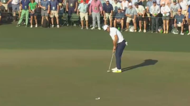 Scottie Scheffler's putt on No. 17 on Sunday almost changed the whole vibe of the Masters. Scottie Scheffler's putt on No. 17 on Sunday almost changed the whole vibe of the Masters.