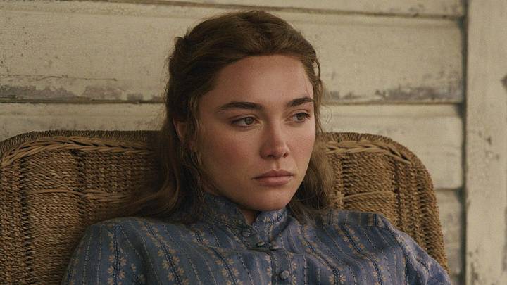 East of Eden. Florence Pugh as Cathy Ames in episode 103 of East of Eden East of Eden. Florence Pugh as Cathy Ames in episode 103 of East of Eden