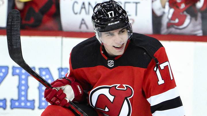 New Jersey Devils defenseman Simon Nemec (17): John Jones-USA TODAY Sports New Jersey Devils defenseman Simon Nemec (17): John Jones-USA TODAY Sports