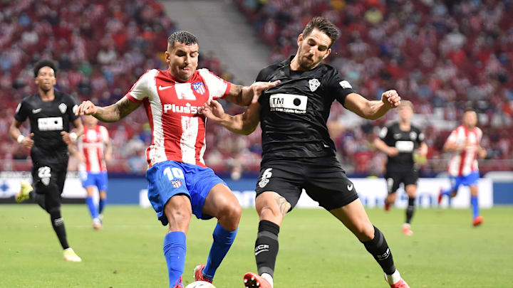 Ángel Correa marcou diante do Elche no primeiro turno de LaLiga Ángel Correa marcou diante do Elche no primeiro turno de LaLiga