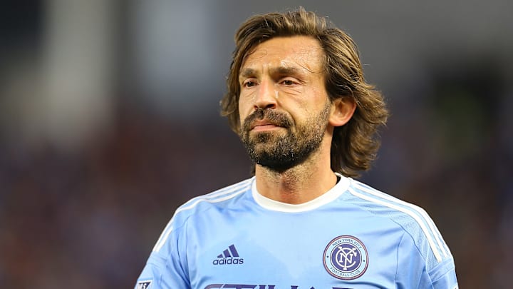 Pirlo atuou no New York City FC Pirlo atuou no New York City FC
