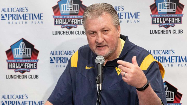 Bob Huggins at the Pro Football Hall of Fame Luncheon Club on Monday, May 8, 2023.