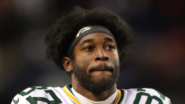 Green Bay Packers wide receiver Romeo Doubs (87) reacts following the Packers’ loss to the Chicago Bears during their wild-card playoff football game Saturday, January 10, 2026, at Soldier Field in Chicago, Illinois. The Bears defeated the Packers 31-27.
Wm. Glasheen /USA TODAY NETWORK-Wisconsin. Green Bay Packers wide receiver Romeo Doubs (87) reacts following the Packers’ loss to the Chicago Bears during their wild-card playoff football game Saturday, January 10, 2026, at Soldier Field in Chicago, Illinois. The Bears defeated the Packers 31-27.
Wm. Glasheen /USA TODAY NETWORK-Wisconsin.