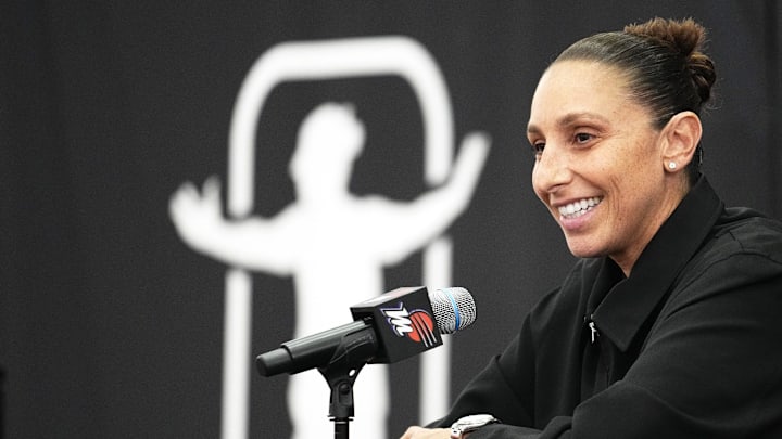 WNBA All-Star Diana Taurasi reflects on her 20 seasons with the Phoenix Mercury during a retirement news conference at the Phoenix Mercury's practice facility on March 13, 2025. WNBA All-Star Diana Taurasi reflects on her 20 seasons with the Phoenix Mercury during a retirement news conference at the Phoenix Mercury's practice facility on March 13, 2025.