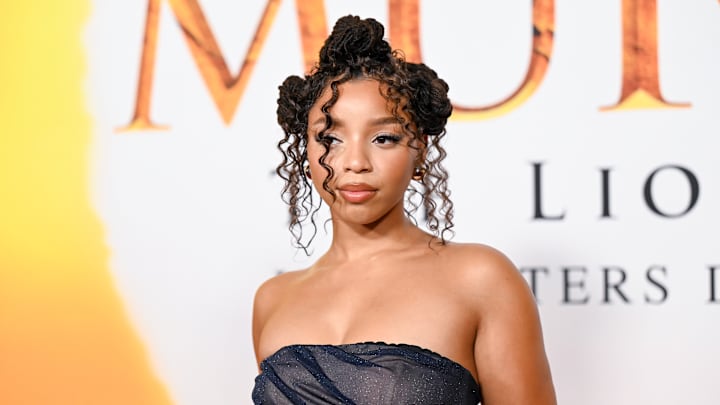 Chloe Bailey at the "Mufasa: The Lion King" premiere in Los Angeles, California in December 2024.