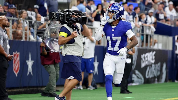 New York Giants wide receiver Wan'Dale Robinson.