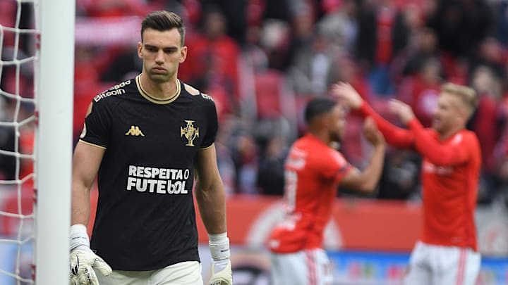 Vasco perdeu por 2 a 1 para o Internacional, no Beira-Rio