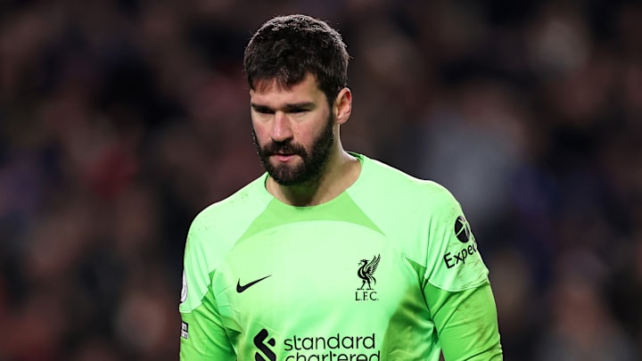 Alisson Becker a connu de meilleures soirées avec Liverpool